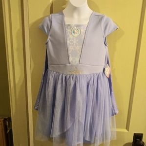 Elsa Frozen 2 Costume/Play Dress With Cape